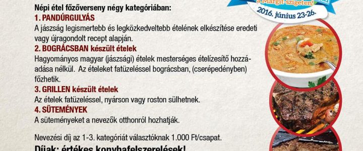 2016. 06. 26. – PANDÚRGULYÁS ÍNYENCNAP- Népi étel főzőverseny