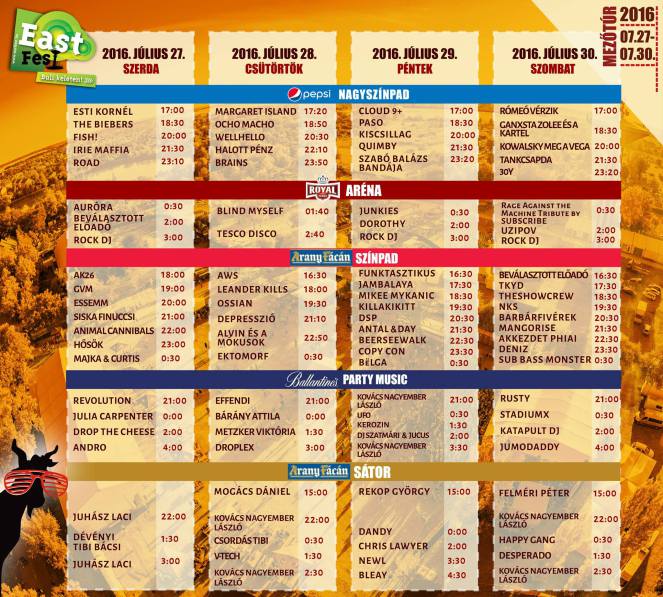East Fest 2016 Mezőtúr
