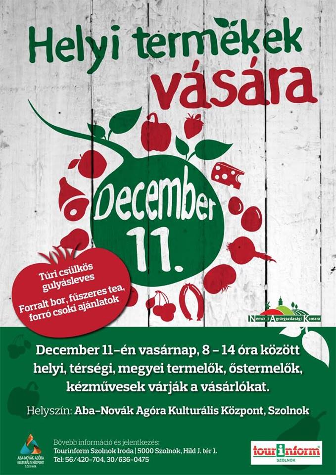 2016. 12. 11. – HELYI TERMÉKEK VÁSÁRA