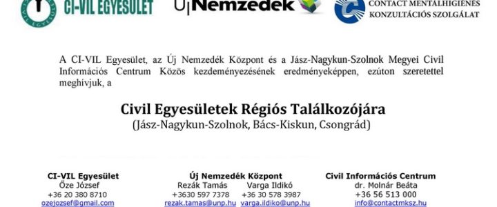 2017. 06. 09. – Civil Szervezetek Régiós Találkozója Cibakházán